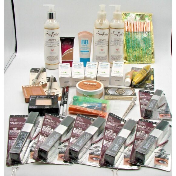 Mixed Lot Assorted Make Up Cosmetics Body Lotion Foundation Mascara More All NEW - Picture 1 of 13